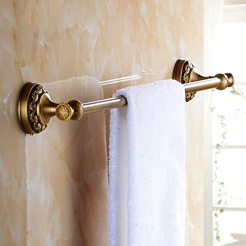Porte-serviettes antique européen LiChA support de salle de bain en cuivre