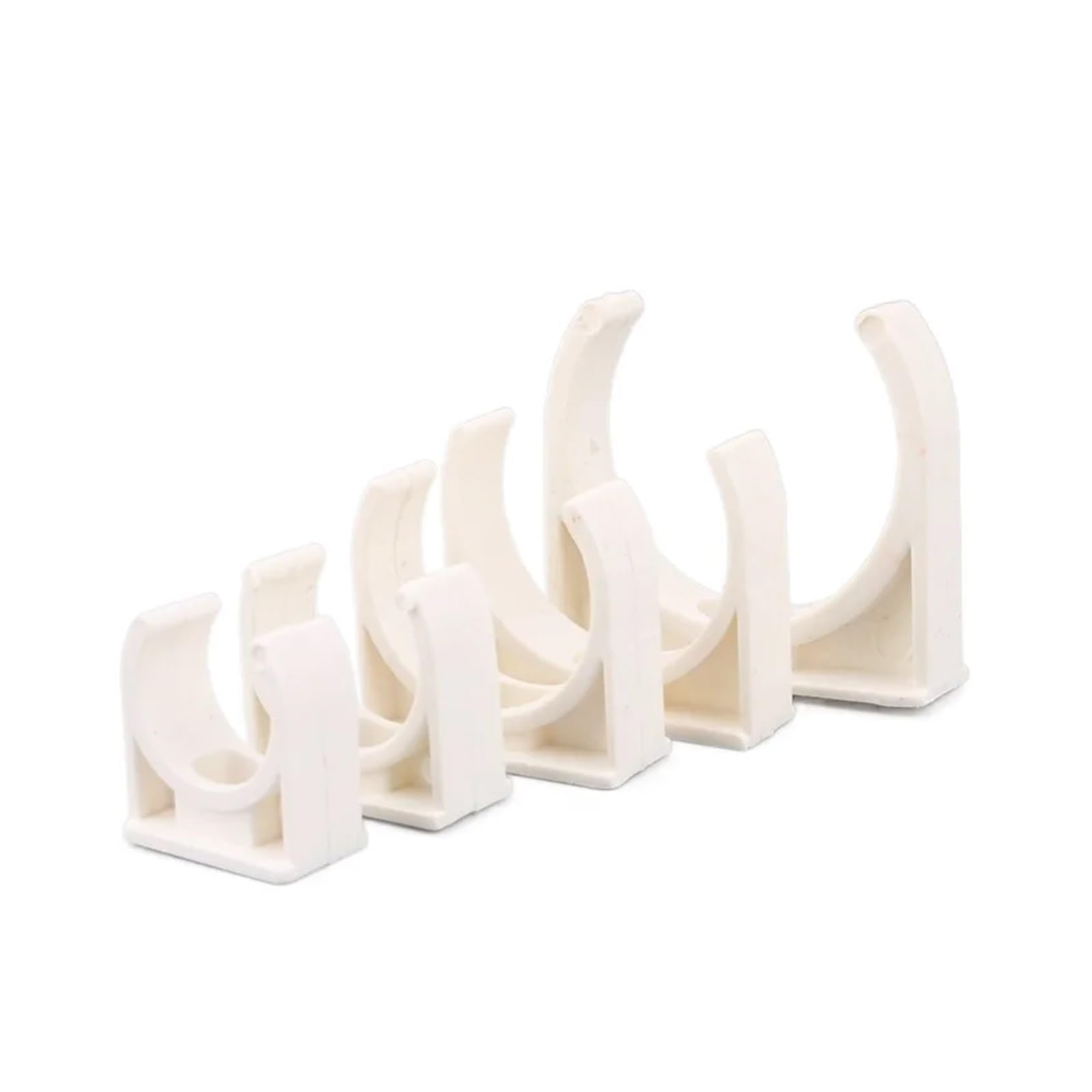 Plastikowe klipsy do węży 16-50mm Złącze zaciskowe do rur PVC, nawadnianie ogrodu, akwarium, podlewanie, adapter, stałe przyłącza(40pcs,40mm)