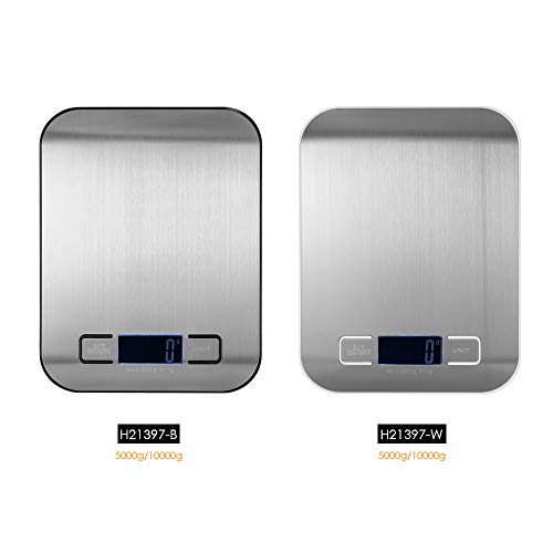 Decdeal 5 kg / 1g Escala de Cozinha Elétrica Precisa Escala de Cozinha de alta precisão Escala de Pe