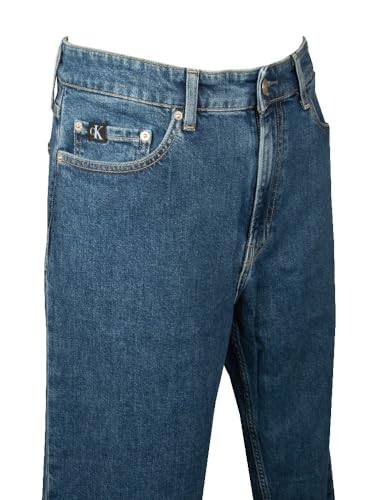 Calvin Klein Jeans Men's jeans regular taper stretch trousers 5 pockets article ZM0ZM02208, 1A4 Denim medium, 333