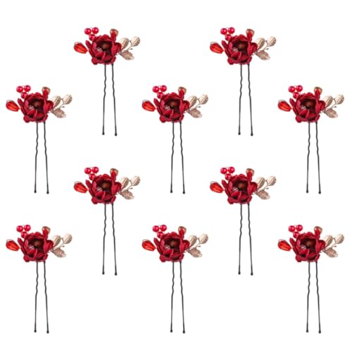 Horquillas de flores antideslizantes que sujetan tu peinado de novia con elegancia