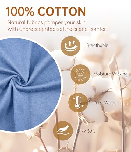 Image of COLORFULLEAF 100% Cotton Men's Bathrobes Summer Kimono Short Sleeve Lightweight Soft Breathable Spa Robe for Men