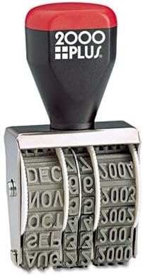 Cosco 2000 PLUS - Juego de 2 sellos de fecha tradicionales