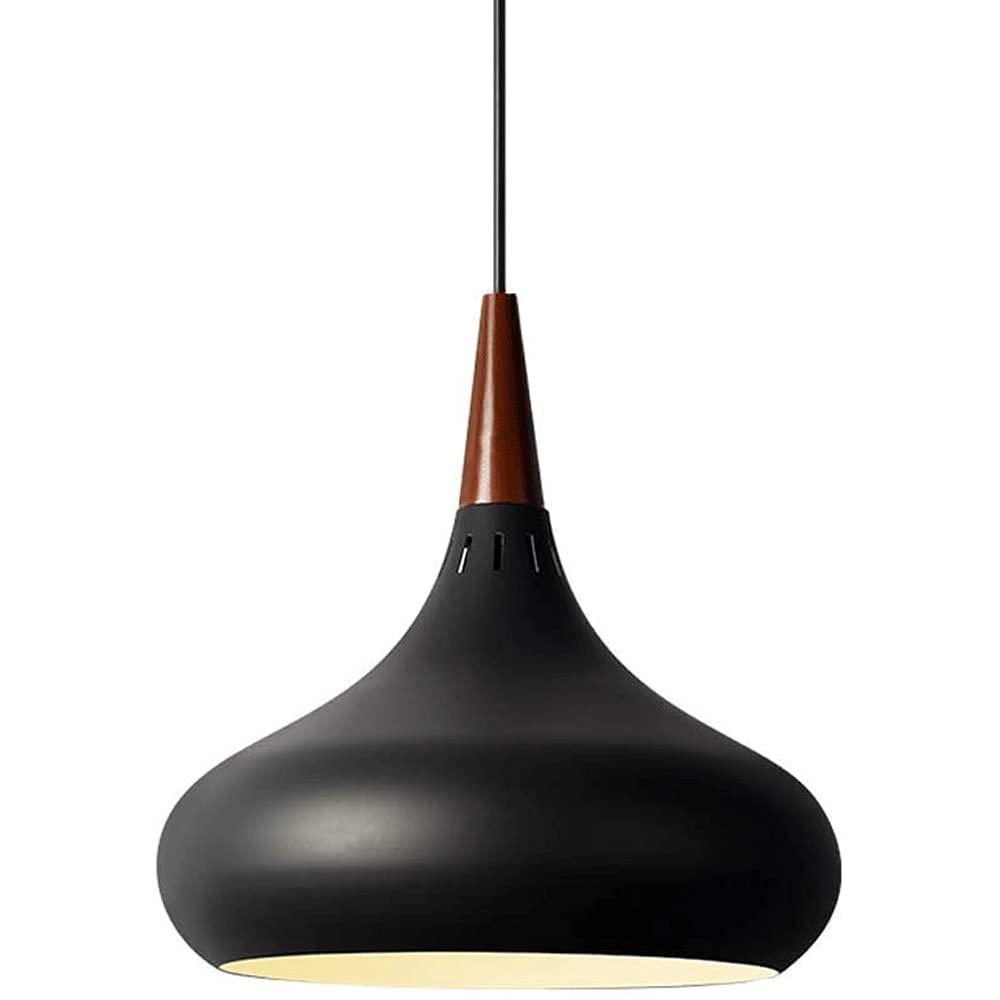 Middle Pendant Lighting Modern Style Chandelier E26 Aluminum Lampshade Pendant Light Indoor Hanging Light Fixture Adjustable Hanging Fixture For Dinning Room Bedroom Kitchen(11in/28cm 5 Colors)