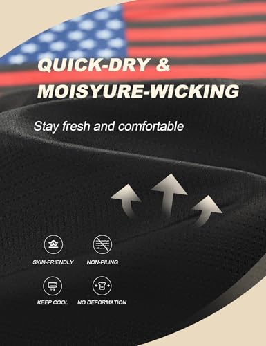 Image of APTRO Men's Workout Shirts Quick Dry Athletic Gym T-Shirts - Moisture Wicking Short Sleeve Performance Running Tees for Men