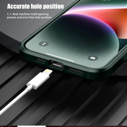 Image of KARWANBack Cover |Shockproof Bumper Case | Full Camera Protection | Raised Edges | Super Soft Side TPU | Bumper Case for iPhone 16 -Green