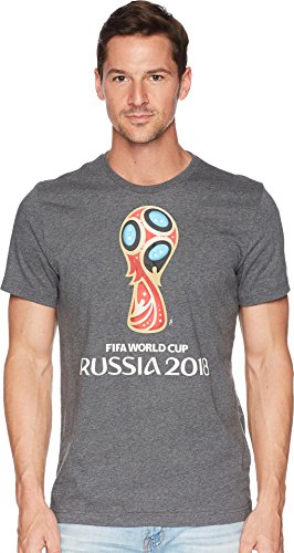 World Cup Soccer World Cup Emblem Men's Tee, Small, Grey