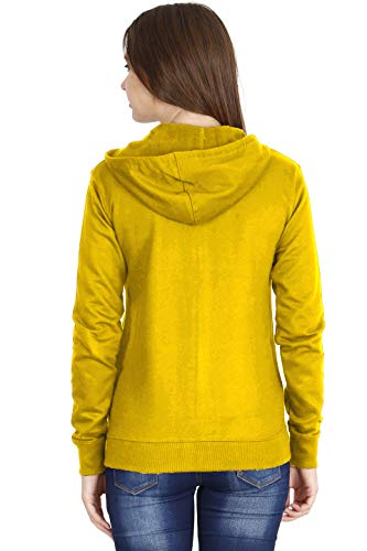 Image of Ideation Women's Cotton Full Zipper Sweatshirt Hoodies with Kangaroo Pocket