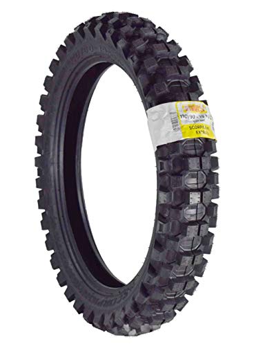 Pirelli Scorpion Mx32 Mid Soft Dirt Bike Front And Rear Set Motocross Tube Type Tire With Keychain (80/100-21 F 110/90-19 R) #TOP4