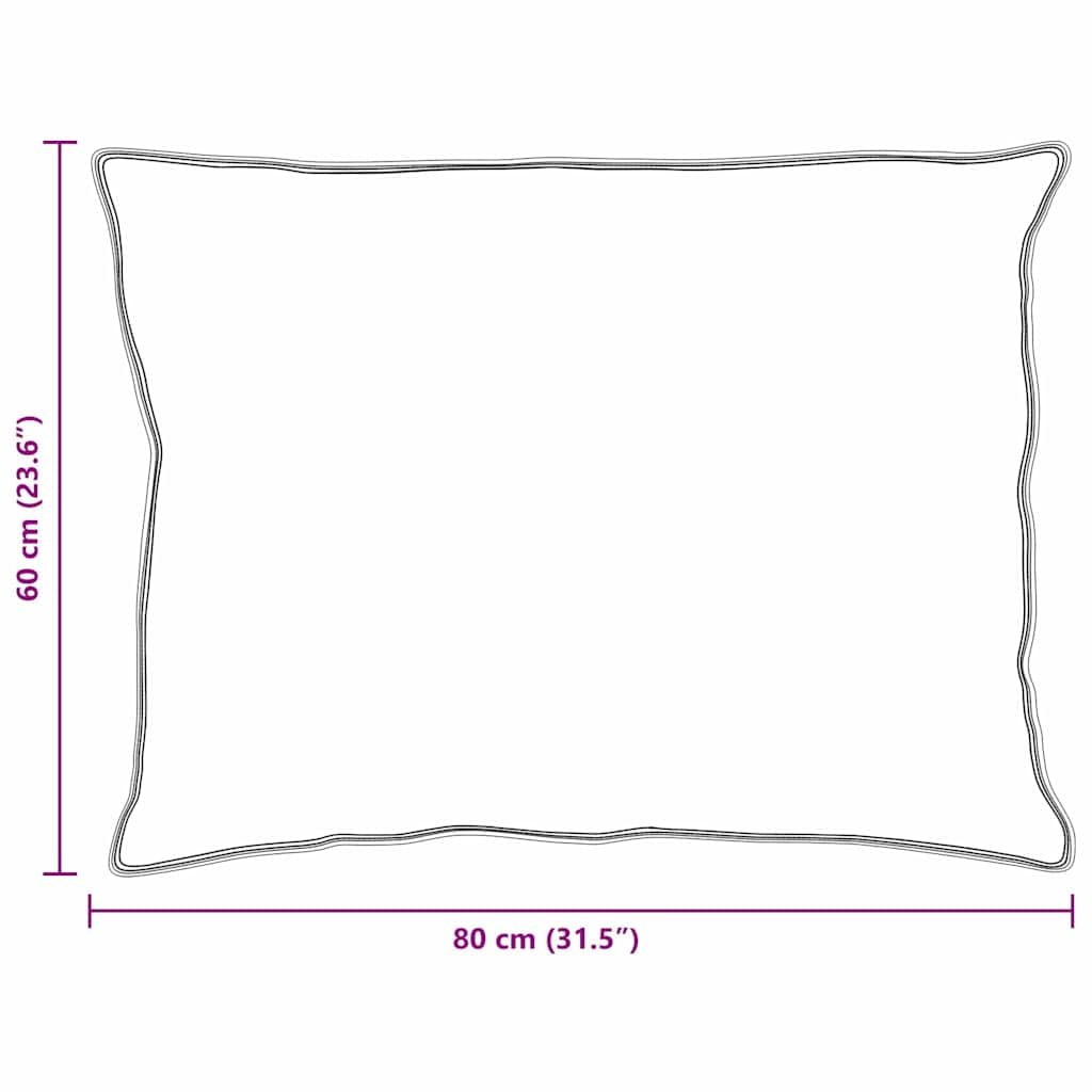 2 almohadas de 60 x 80 cm, color blanco, con relleno de plumas, almohada para dormir, almohada cervical y almohada para dormir de lado, relleno de plumón suave para dormir cómodamente en el