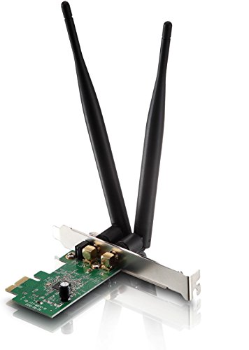Netis WF2166 Wireless AC1200 Long-Range PCI-Express Adapter, Low Profile Bracket Included, 5dBi High Gain Antenna