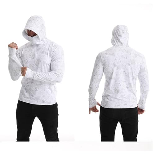 Sweat à capuche homme anti-coup de soleil pour le running actif - 4