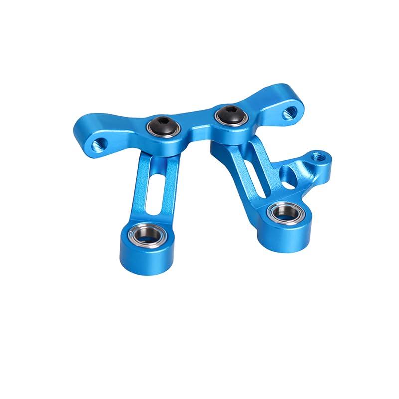 KYX Juego de brazos de dirección de aluminio para carreras, accesorios para coche RC 1/10 Tamiya RC XV-02 PRO