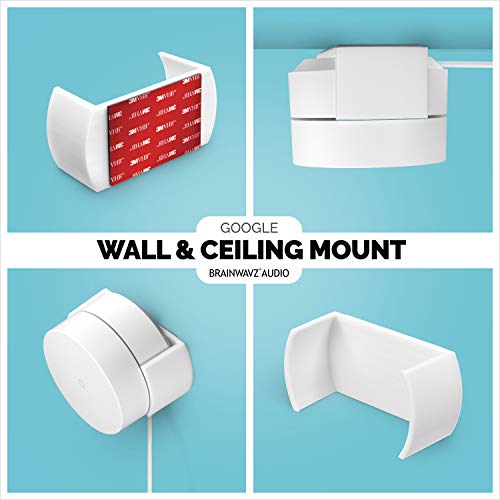 Support mural Google WiFi sans perçage fixation VHB ultra résistante