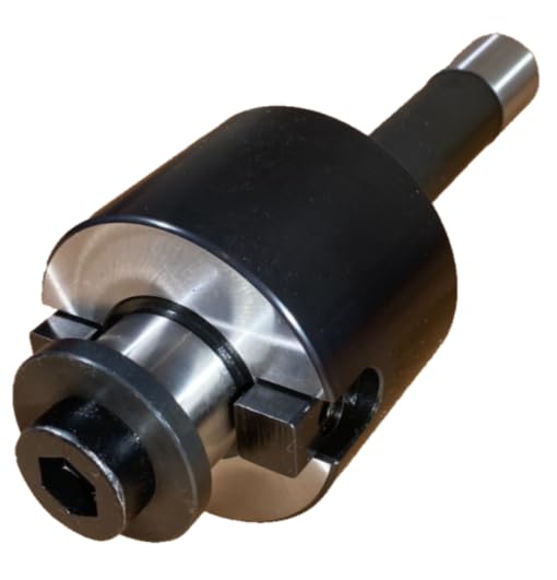 R8 Shank Shell Face Mill Arbor Adapter, 1.25 Inch Pilot, 2 Inch Body Length, Precision Holder for Bridgeport Milling Machines