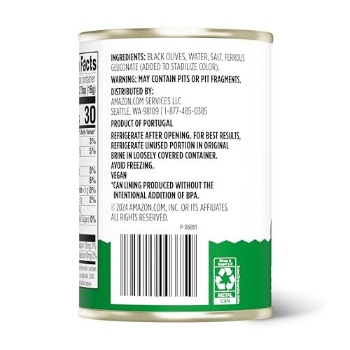 Amazon Grocery, Black Ripe Sliced Olives, 3.8 Oz - image 3