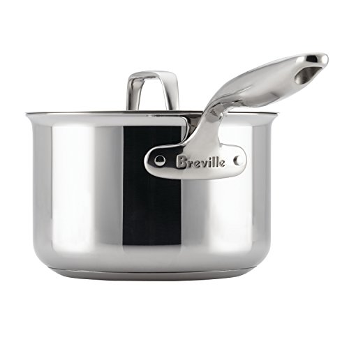 Breville Thermal Pro Clad Stainless Steel 3-Quart Covered Saucepan #TOP23