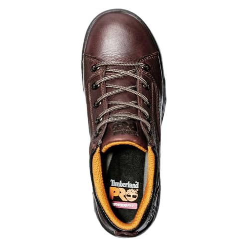 Timberland PRO Timberland PRO Women's TiTAN Oxford Alloy Safety Toe Industrial Work Shoe, Brown-2024 NEW, 5.5M