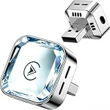 JJLG 2 in 1 Wireless CarPlay and Android Auto Adapter for Lexus ES 2019 2020 2021 2022 2023 2024, Mini CarPlay Dongle Converts Wired to Wireless, Fast Auto-Connect