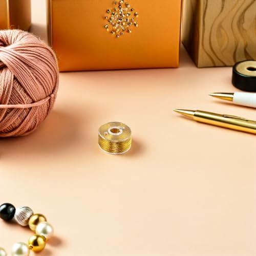 Fils à broder artisanaux métalliques : pack de 72 bobines souples
