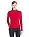 Sag Harbor Women's Petite Mock-Neck Cashmerlon Sweater