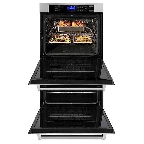 Zline 30" Professional Double Wall Oven With Self Clean And True Convection In Stainless Steel (Awd-30) #TOP1