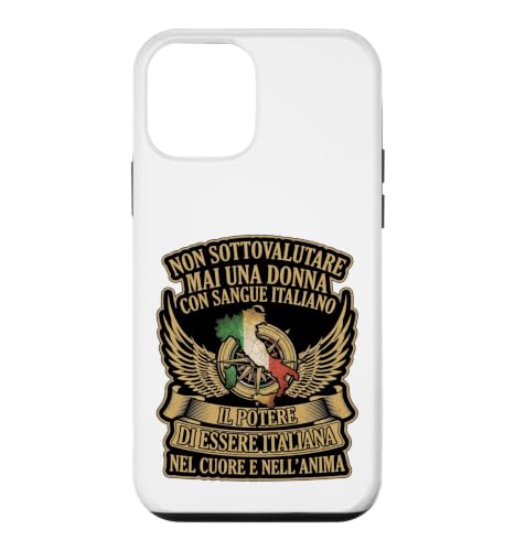 Non-Sottovalutare Mai Una Donna Con Sangue Italiano�O���t�B�b�N �X�}�z�P�[�X iPhone 12 mini �p