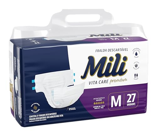 Mili Fralda Adulto Vita Premium Mega M - 27 Unidades
