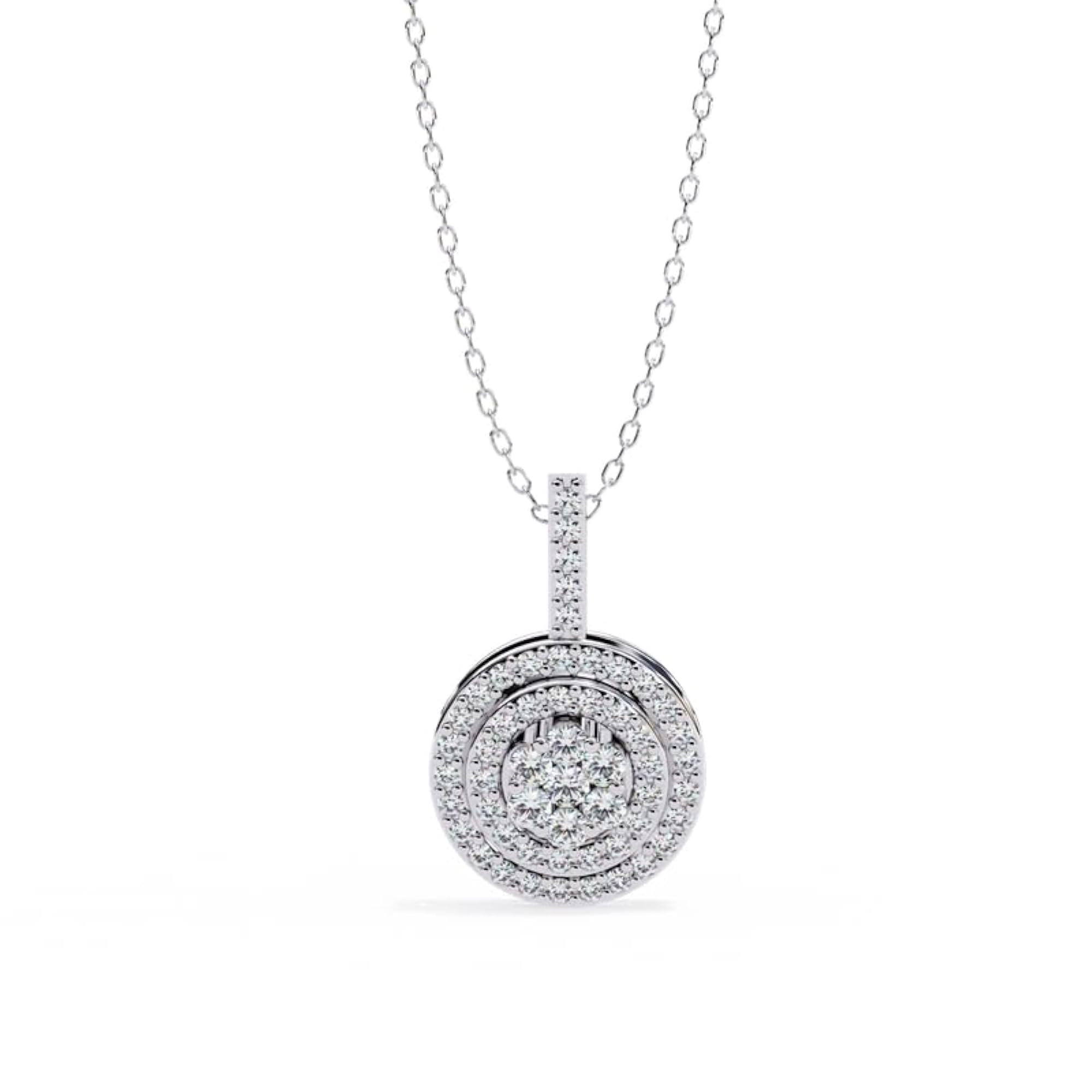 925 Sterling Silver Necklace with Fine Finish and Secure Clasp