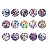 15 Pièces Badge Dandys, Figurine Dandys Broches, Cartoon Metal Pins Cosplay Sac Deck Set, 58mm