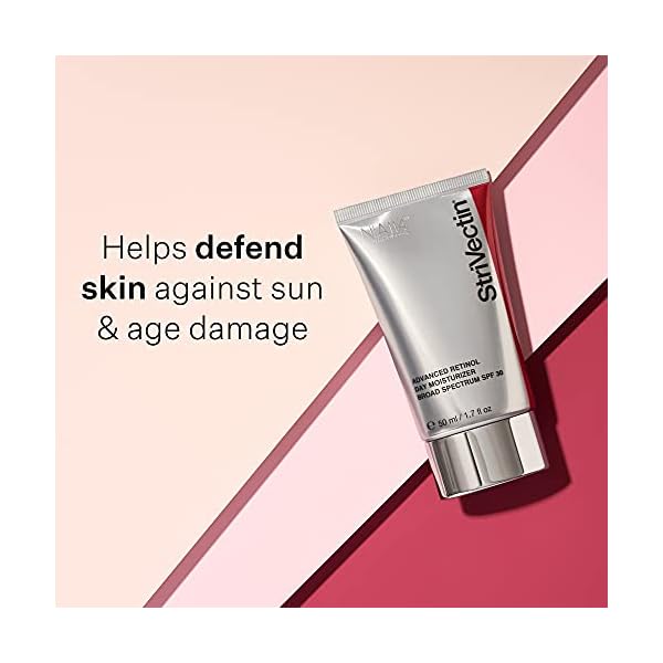 StriVectin Advanced Retinol Day Moisturizer SPF 30, Face Cream, Protects Skin Against Sun and Age Damage, 1.7 Fl Oz
