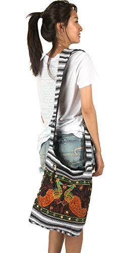 Image of Hobo Shoulder Bag Messenger Casual Everyday Large Hippie Market Thick Functional