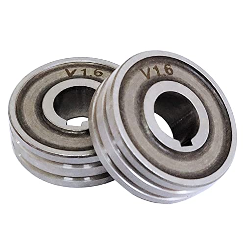 2 rodillos de transmisión de alambre de 30 x 10 x 10 x 10 mm, SSJ-29A SSJ29 alimentador de alambre MIG MAG equipo de guía de soldadores (1,6/1,6mm)