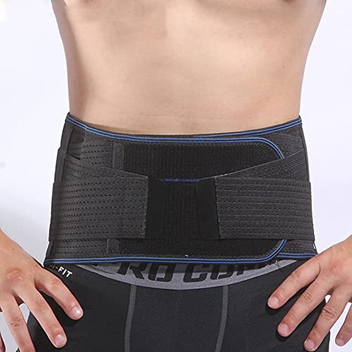 GPDNBIEU Cinturones de Soporte Lumbar, Cinturón de Alivio del Dolor Espalda Baja con Ajuste compresión Doble for Hombres y Mujeres Hernia Disco(M/Medium)