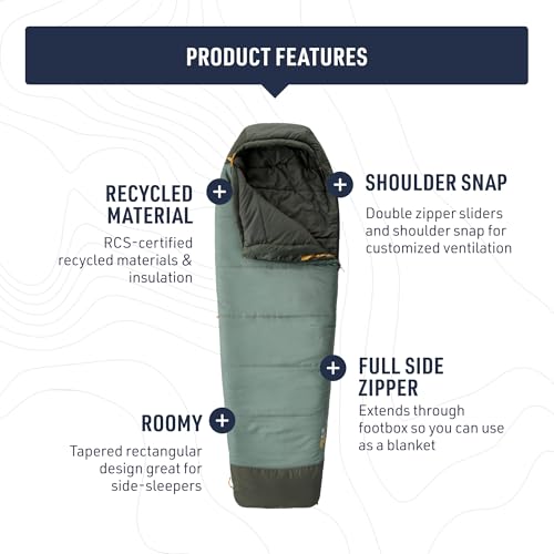 Sea To Summit Boab Schlafsack aus Kunstfaser für Camping und Trekking