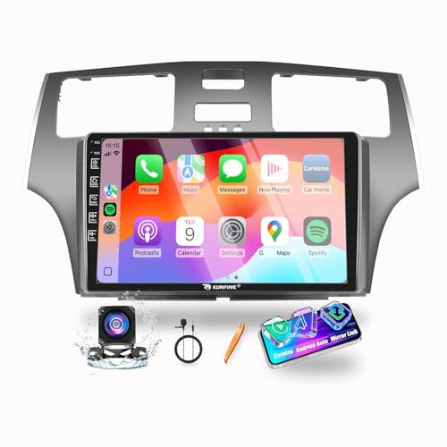for Lexus ES 250 300 350 2002-2006 CarPlay Android Auto Navigation Stereo GPS Radio Reverse Camera Display 9