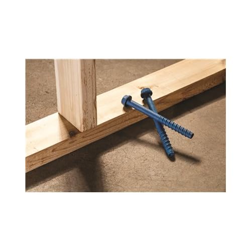 Tapcon 3/8 in. Dia. x 4 in. L Steel Hex Head Concrete Screw Anchor 10 pk