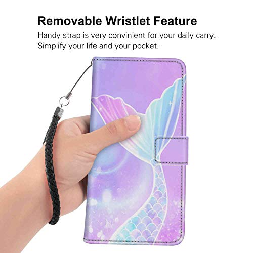 Mermaid Wallet Case Fit Samsung Galaxy S7 Edge (2016) 5.5" for Women