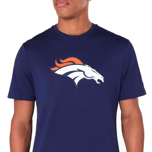 New Era Denver Broncos NFL Team Logo Blue T-Shirt