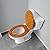Comfort Seats C3B2E118CH Elongated Decorative Wood Toilet Seat