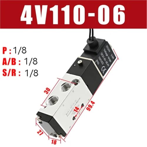 Électrovanne 4V210-08 à commande 220V pour résoudre les pertes de pression d'air