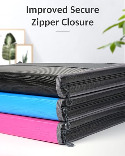 Sooez SZ-02-07S Accordion File Organizer With Safe Zipper, 12 Pocket Expanding File Folder With Front Pencil Pouch, Portable Monthly Paper Bill Tax Receipt Organizer, School Office Supplies thumb #1