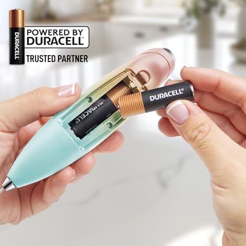 image for Zulay Kitchen Powerful Milk Frother Wand With 4 AA Duracell Batteries 