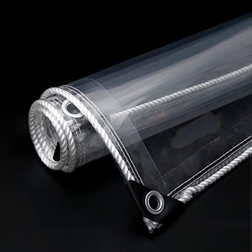 Lona resistente de PVC transparente de 1x2m que evita filtraciones 2