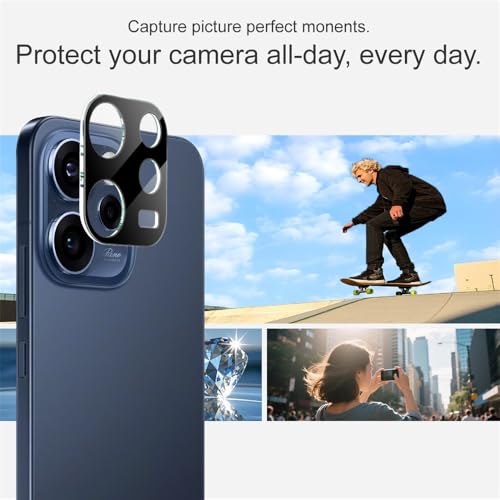 Image of 4youquality Back Camera Lens Protector Compatible with Oppo Reno 15 Pro (1 Pack) | 9H Tempered Glass Camera Guard | Military-Grade Anti Scratch Protection | Ultra Clear HD Lens Film | Bubble-Free Easy Installation | Case Friendly