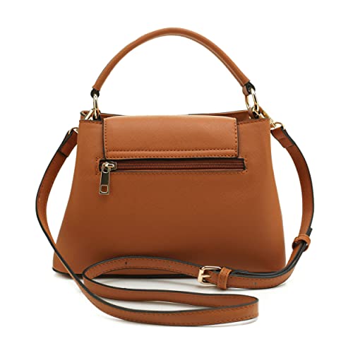 Image of EVVE Women's Small Satchel Bag Classic Top Handle Purses Fashion Crossbody Handbags with Shoulder Strap