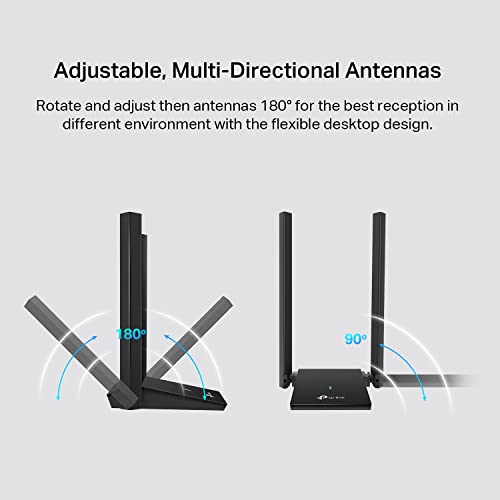 TP-Link WiFi 6 USB Adapter for Desktop PC - (Archer TX20U Plus) (Used - Like New) - image 8