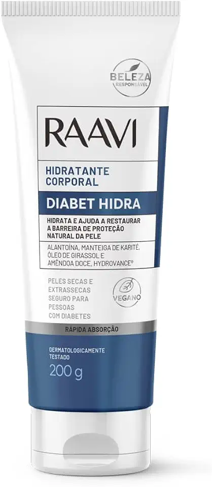Raavi Hidratante Corporal Diabet Hidra Pequeno