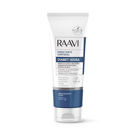 Raavi Hidratante Corporal Diabet Hidra Pequeno