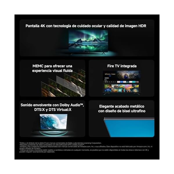 XIAOMI TV F 43, 43 Pulgadas, 4K, Fire TV, 2GB+32GB de 2025 - Image 3